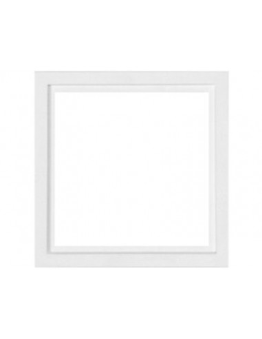 Ackermann - Cadre pour plaque de propreté (simple) 81x81 mm ral 9016